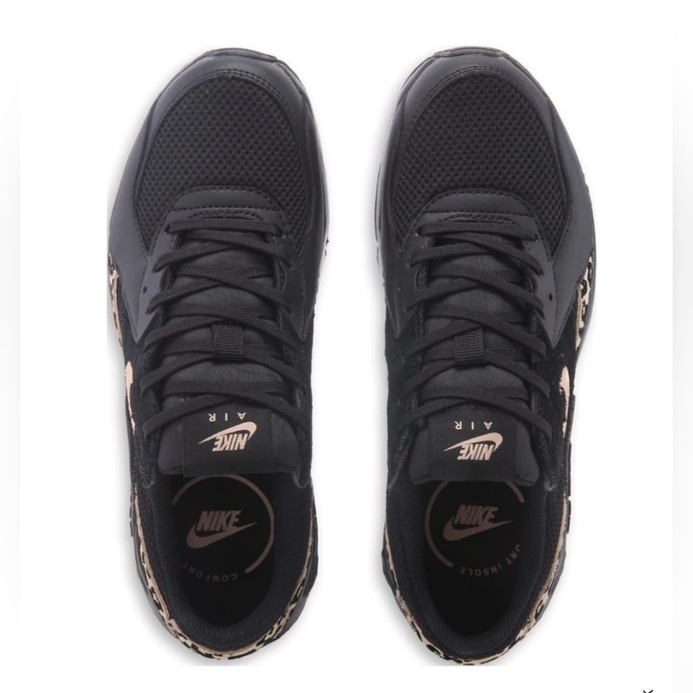 Bling Nike Air Max Excee Womens Sneakers Shoes Black Leopard Print Customized - Picture 5 of 5